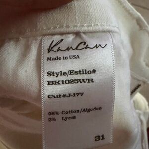 KanCan Cream Denim Pants